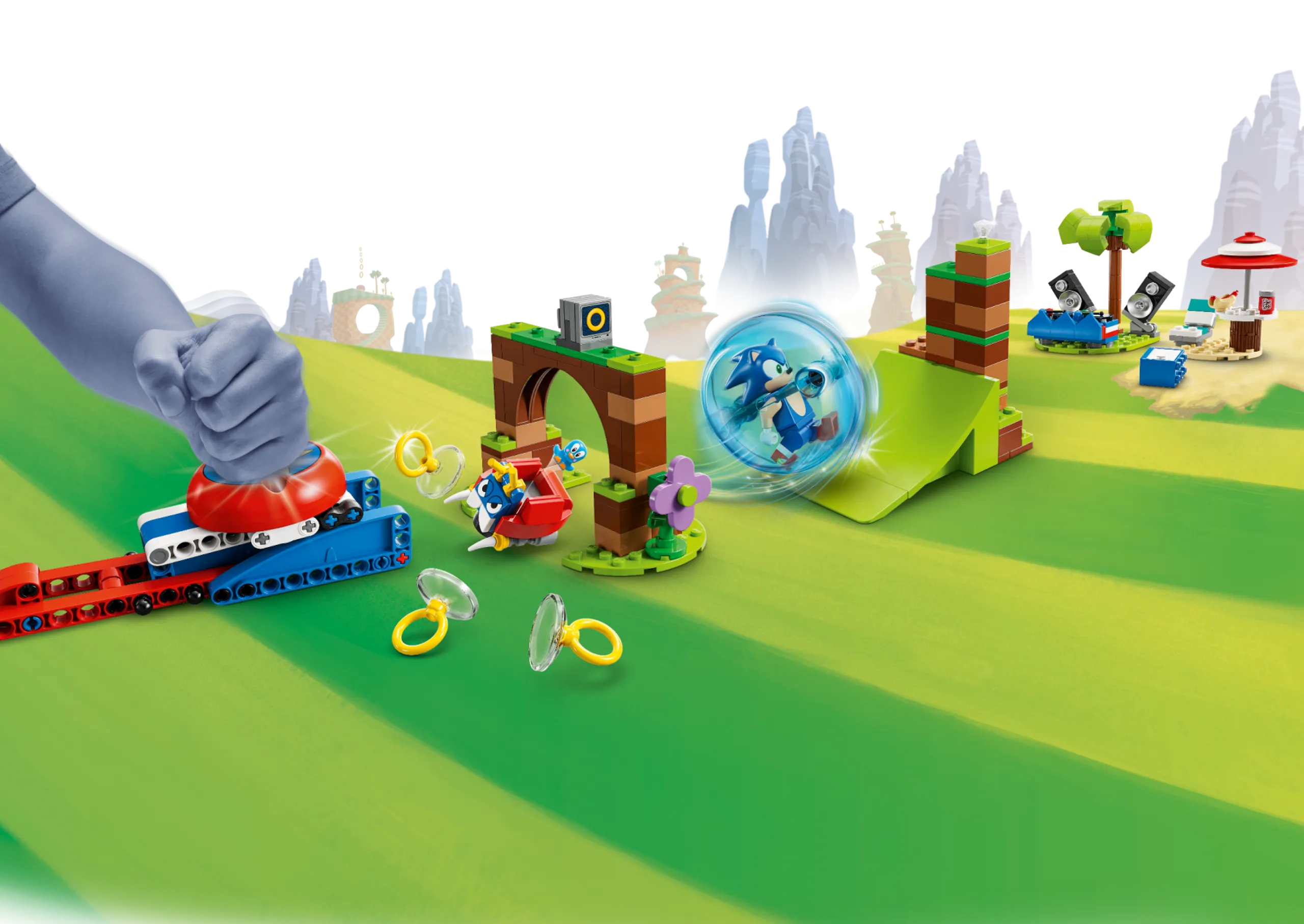 Desafio da Esfera de Velocidade do Sonic 76990 LEGO® Sonic the Hedgehog™